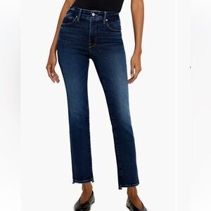 Good American Good Classic Soft-tech Slim Straight Jeans